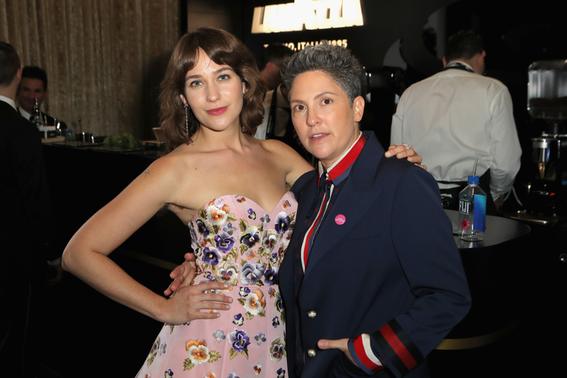 Illustration for article titled Lola Kirke's 'Fuck Paul Ryan' Pin Was the Best Accessory at the Golden Globes